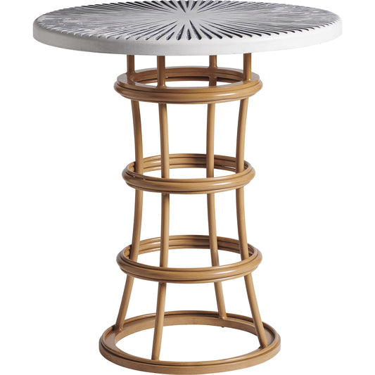 Key Largo Bistro Table by Tommy Bahama Outdoor. Made from unique in a coastal style.