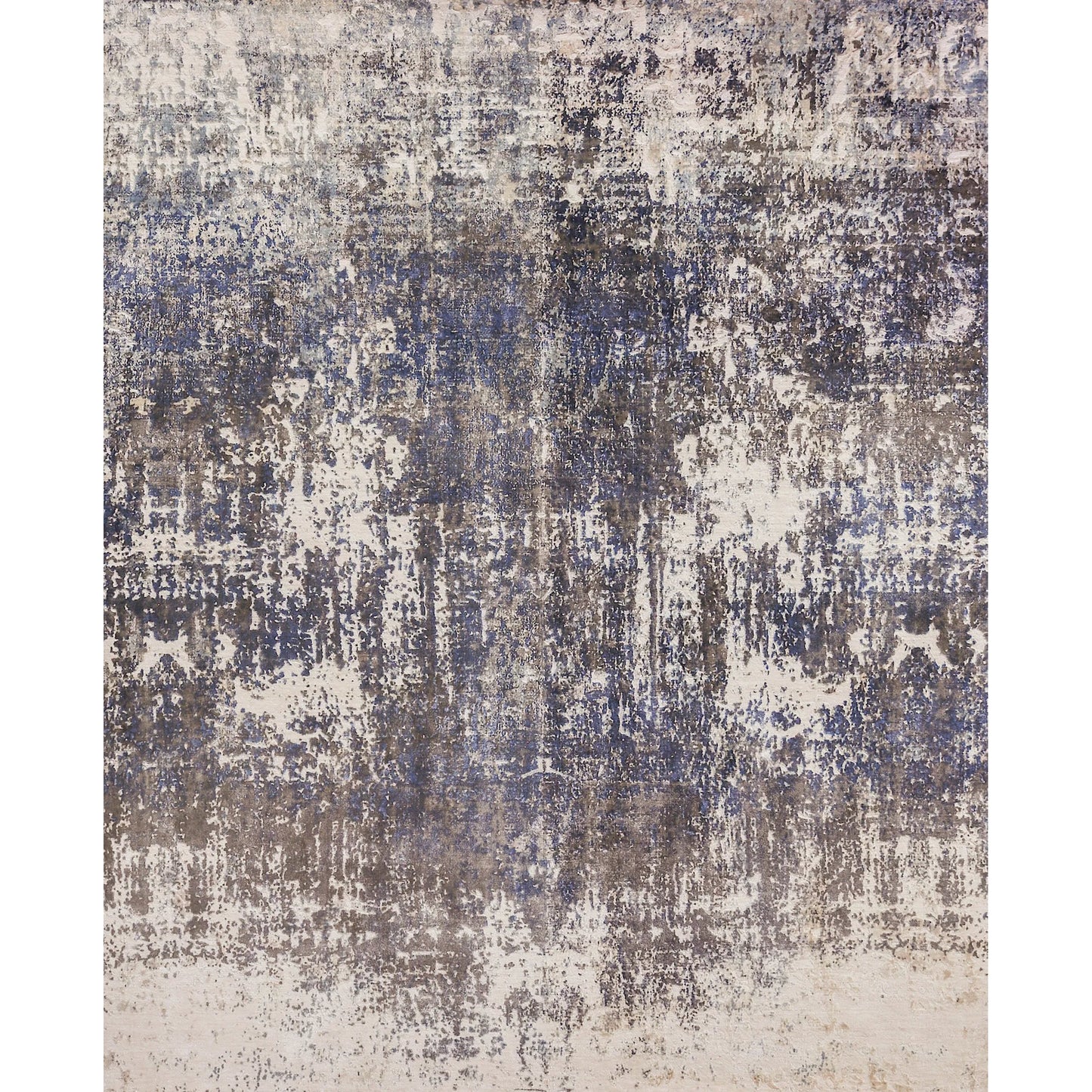 034 SI-2384011 | Primary Silo | Reflections 3924 Rug by Exquisite Rugs in blue, ivory. Made from bamboo silk in a unique style.