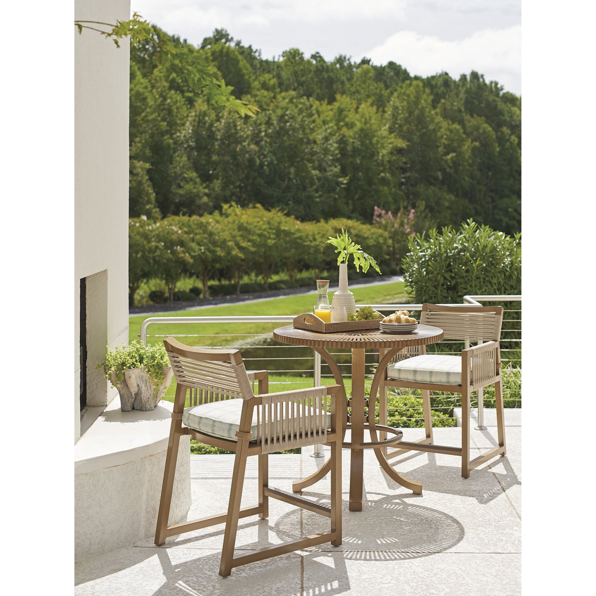 St Tropez Bistro Table by Tommy Bahama Outdoor. Made from unique in a transitional style.