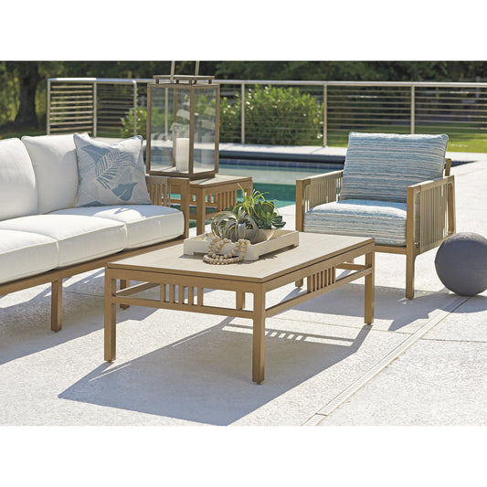 St Tropez Rectangular Cocktail Table by Tommy Bahama Outdoor. Made from unique in a transitional style.