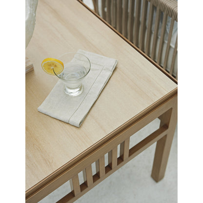St Tropez Rectangular End Table by Tommy Bahama Outdoor. Made from unique in a transitional style.