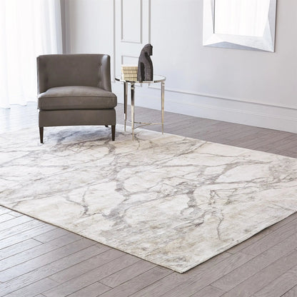 Mirror Match Marble Rug by Global Views in neutral and marble. Made from unique in a traditional style.