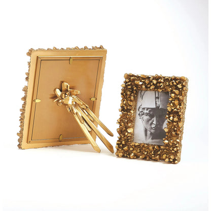Facet Cluster Frame by Global Views. Made from brass, stainless steel, glass in a transitional style.