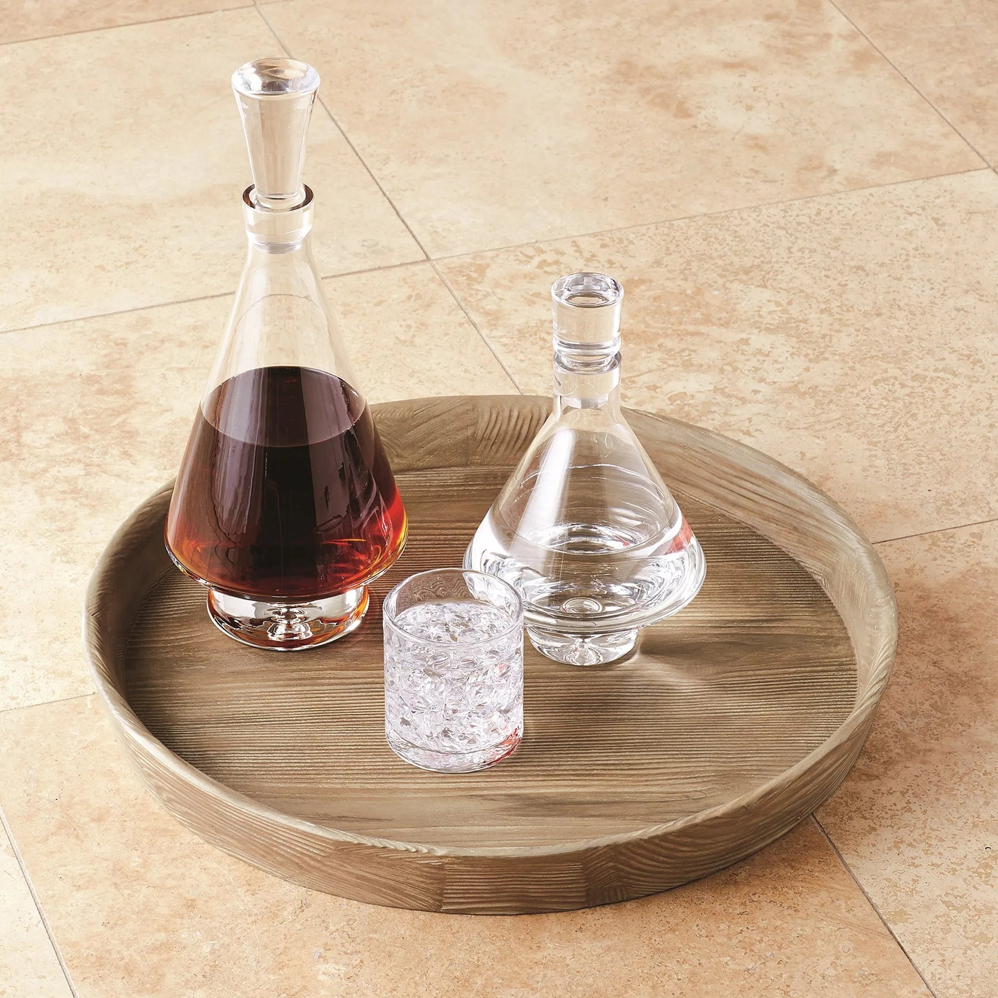 Fat Bottom Decanter by Global Views. Made from glass in a modern style.