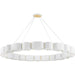 Opal Chandelier by Corbett. Made from steel in a modern style.