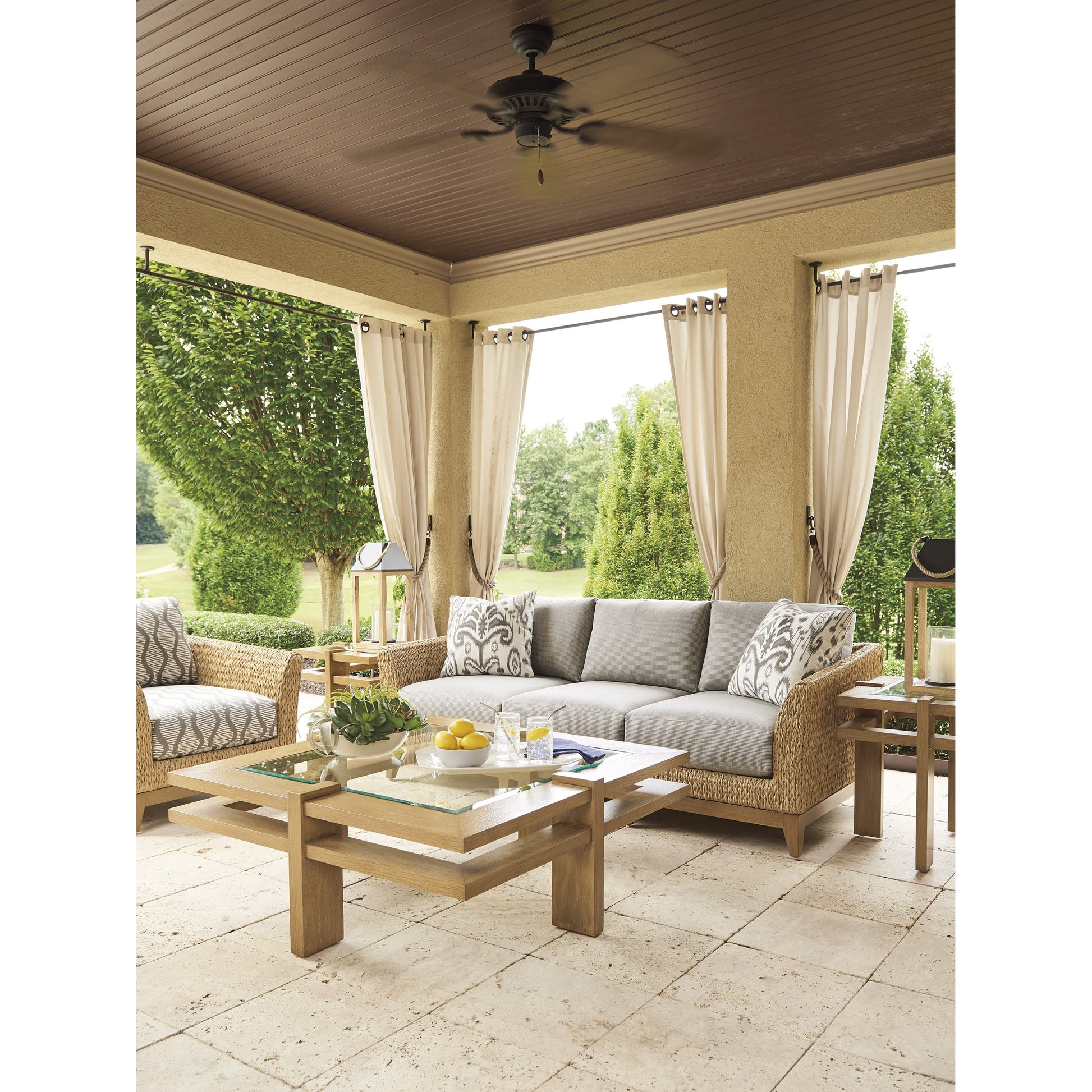Los Altos Valley View Cocktail Table by Tommy Bahama Outdoor. Made from unique in a coastal style.