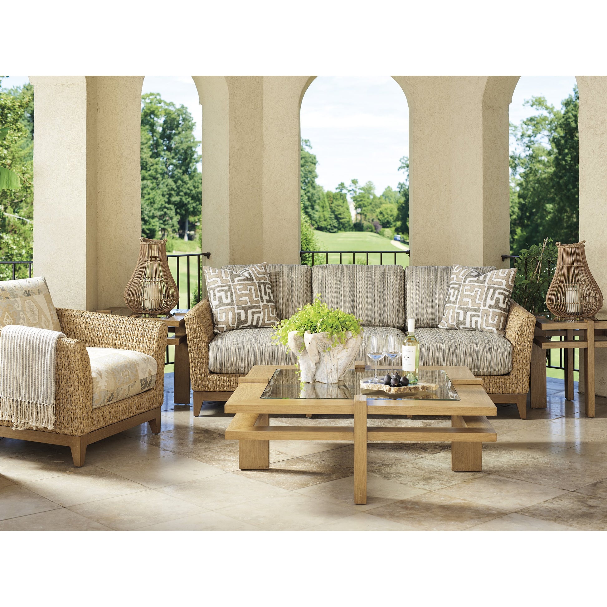 Los Altos Valley View Cocktail Table by Tommy Bahama Outdoor. Made from unique in a coastal style.
