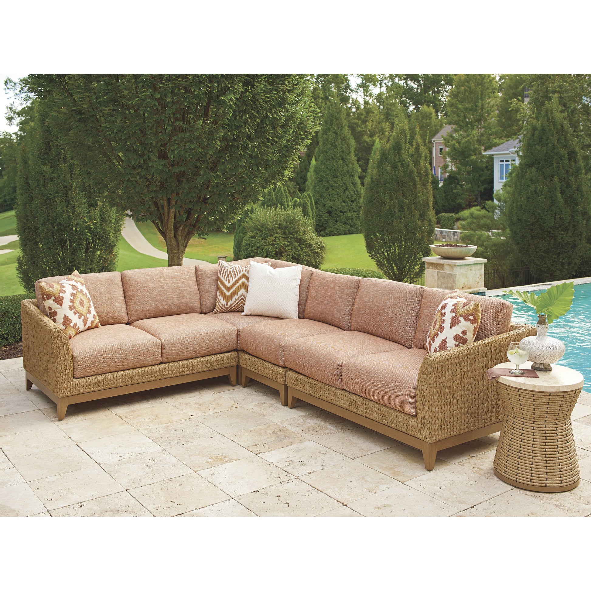 Los Altos Valley View Sectional by Tommy Bahama Outdoor. Made from unique in a coastal style.
