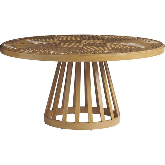 Los Altos Valley View Round Dining Table by Tommy Bahama Outdoor. Made from unique in a coastal style.
