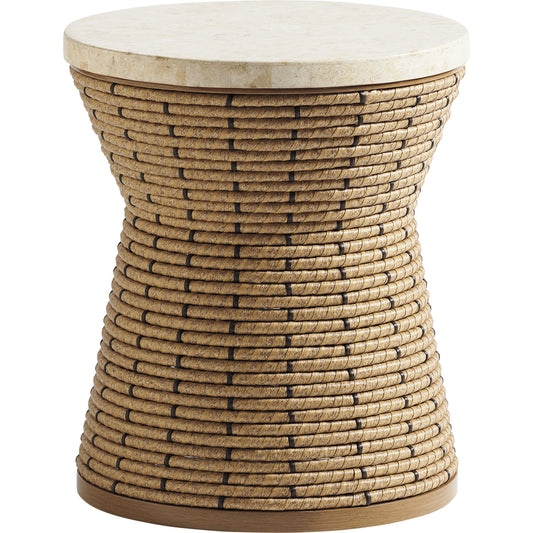 Los Altos Valley View Round Side Table by Tommy Bahama Outdoor. Made from unique in a coastal style.