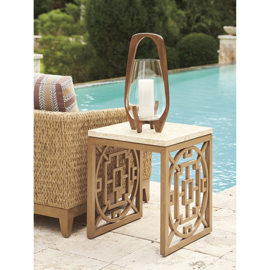 Los Altos Valley View Rectangular End Table by Tommy Bahama Outdoor. Made from unique in a eclectic & global style.