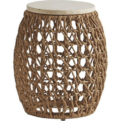 Los Altos Valley View Round Side Table by Tommy Bahama Outdoor. Made from unique in a coastal style.