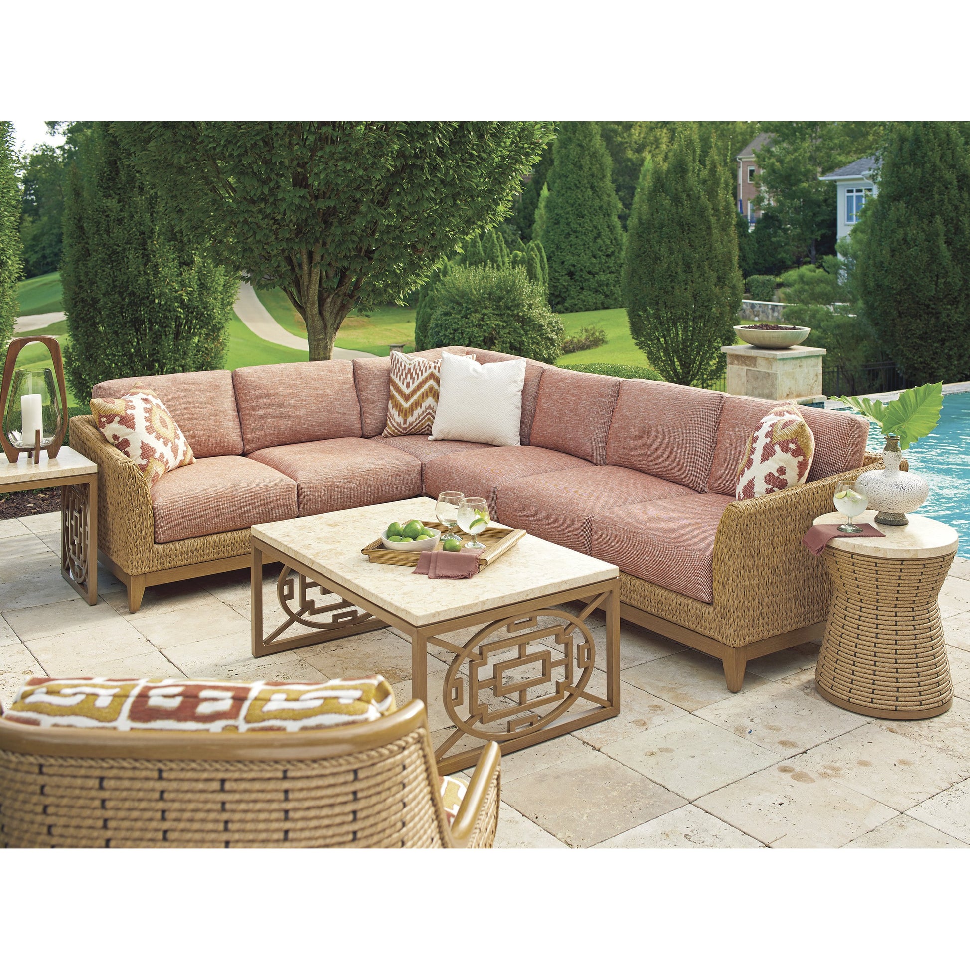 Los Altos Valley View Rectangular Cocktail Table by Tommy Bahama Outdoor. Made from unique in a eclectic & global style.