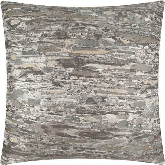 Lynn Throw Pillow by DV Kap Home in silver. Made from 100% polyester in a modern style.