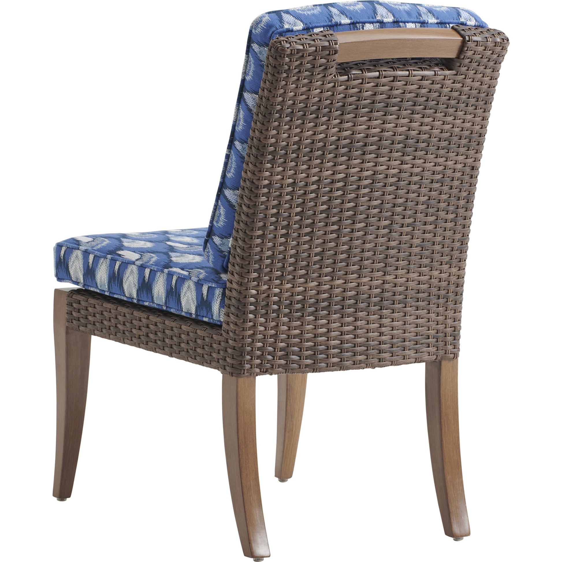 Harbor Isle Side Dining Chair by Tommy Bahama Outdoor in blue. Made from unique in a coastal style.