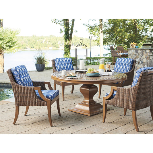 Harbor Isle Round Dining Table by Tommy Bahama Outdoor. Made from unique in a traditional style.
