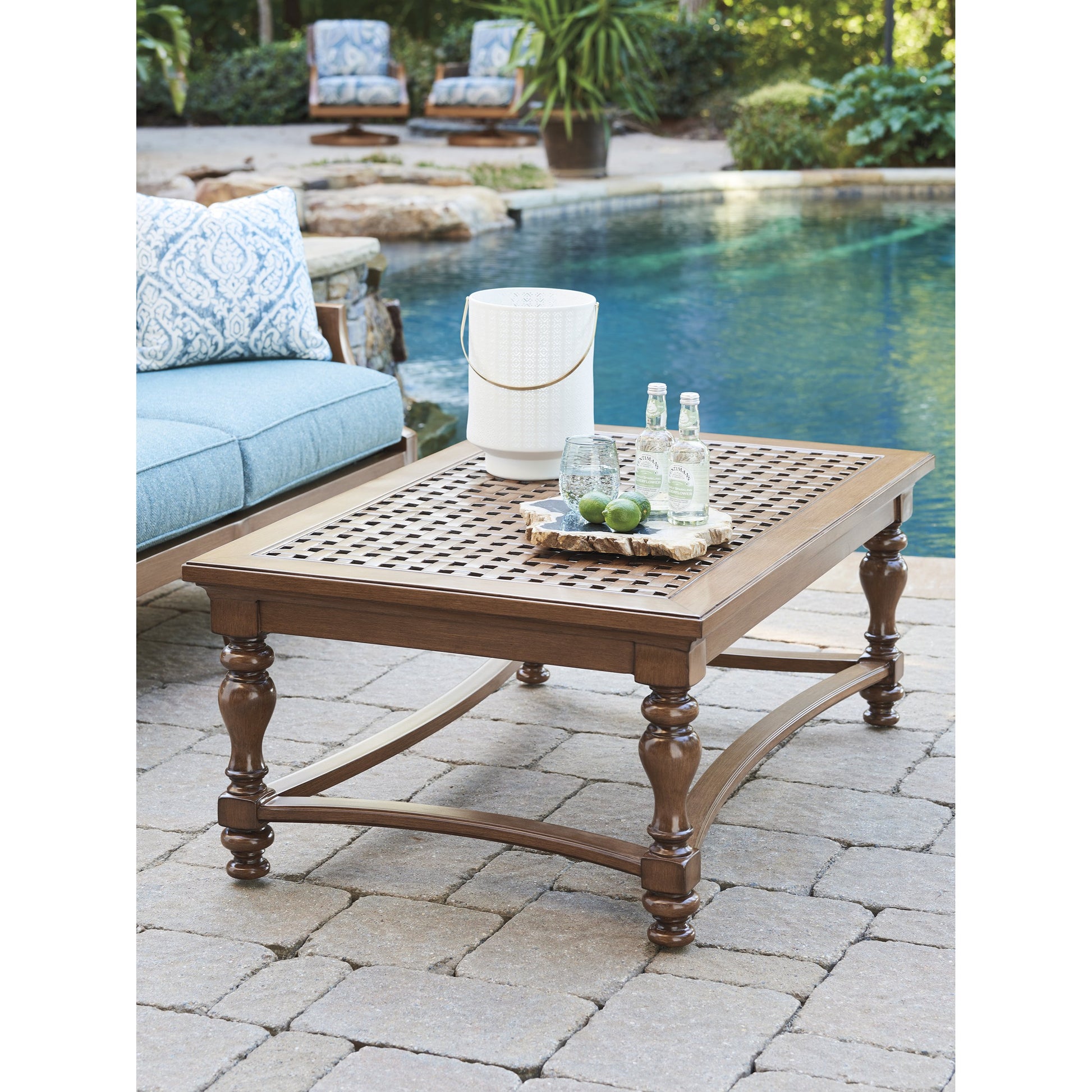 Harbor Isle Rectangular Cocktail Table by Tommy Bahama Outdoor. Made from unique in a traditional style.