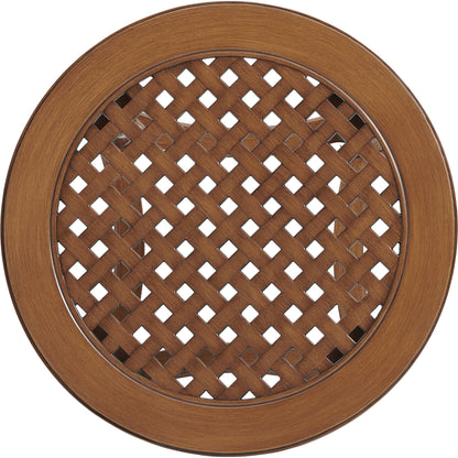 Harbor Isle Round End Table Turned Legs by Tommy Bahama Outdoor. Made from unique in a traditional style.