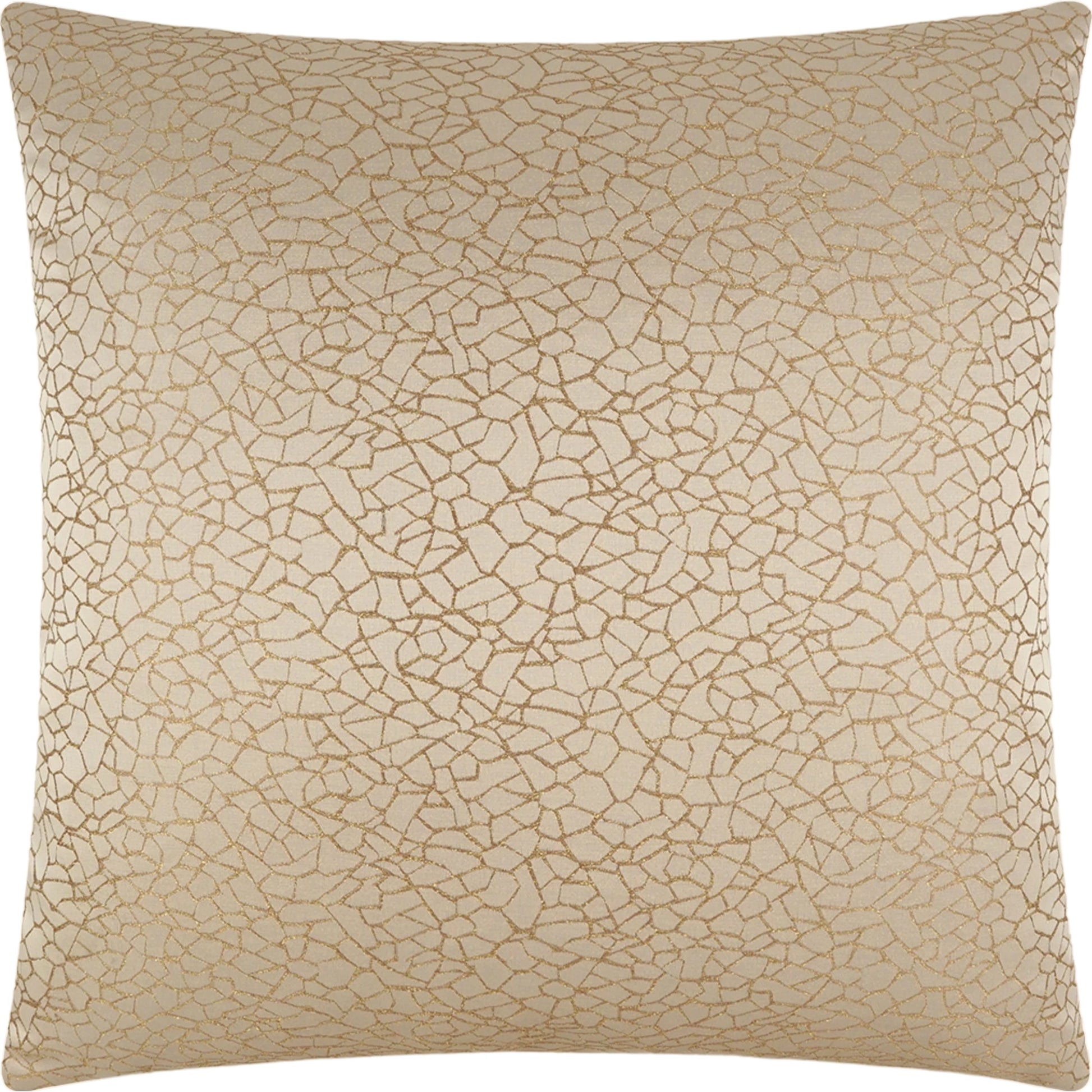 Gravel Pillow by DV Kap Home in gold. Made from 100% polyester in a modern style.