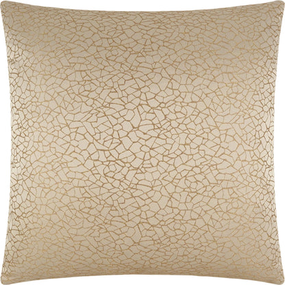 Gravel Pillow by DV Kap Home in gold. Made from 100% polyester in a modern style.