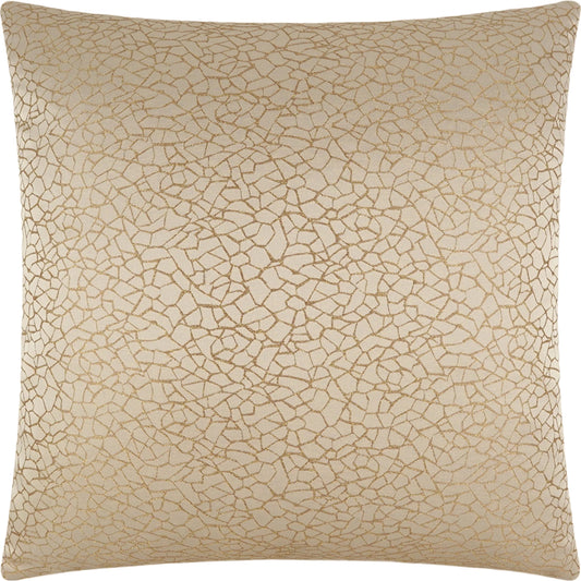 Gravel Pillow by DV Kap Home in gold. Made from 100% polyester in a modern style.