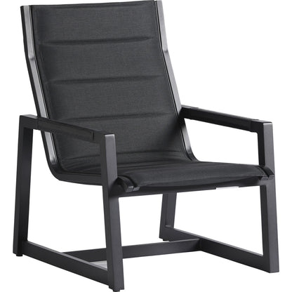 South Beach Lounge Chair by Tommy Bahama Outdoor in black. Made from unique in a modern style.