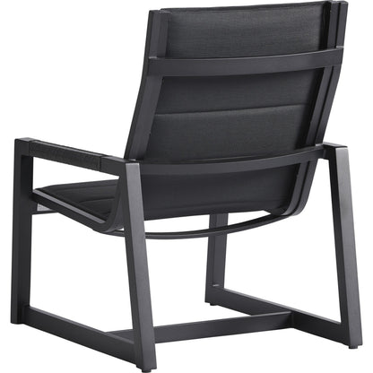 South Beach Lounge Chair by Tommy Bahama Outdoor in black. Made from unique in a modern style.