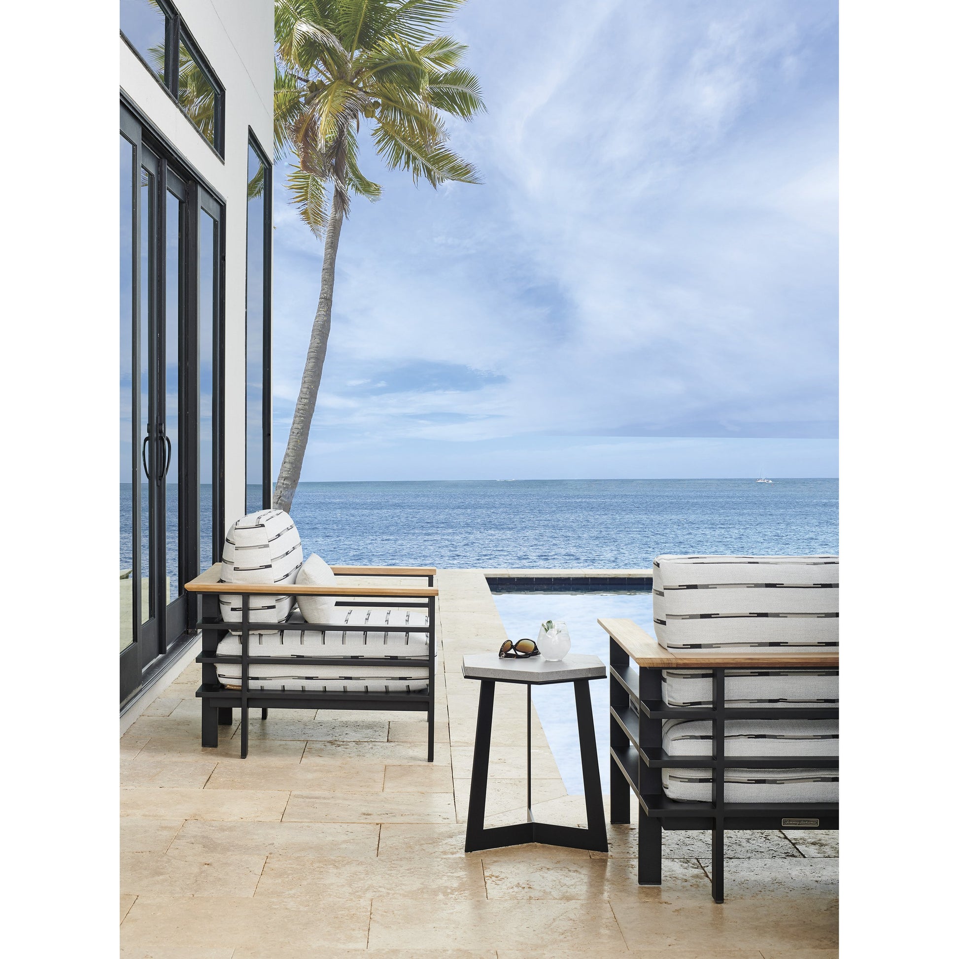 South Beach Spot Table by Tommy Bahama Outdoor. Made from unique in a modern style.