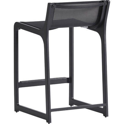 South Beach Counter Stool by Tommy Bahama Outdoor in graphite. Made from unique in a modern style.