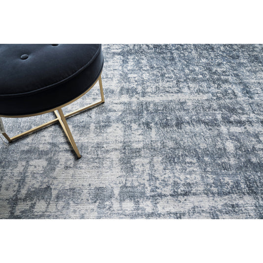 Antolini Rug - Blue, Ivory, Gray by Exquisite Rugs in blue/ivory/gray. Made from ivory in a unique style.