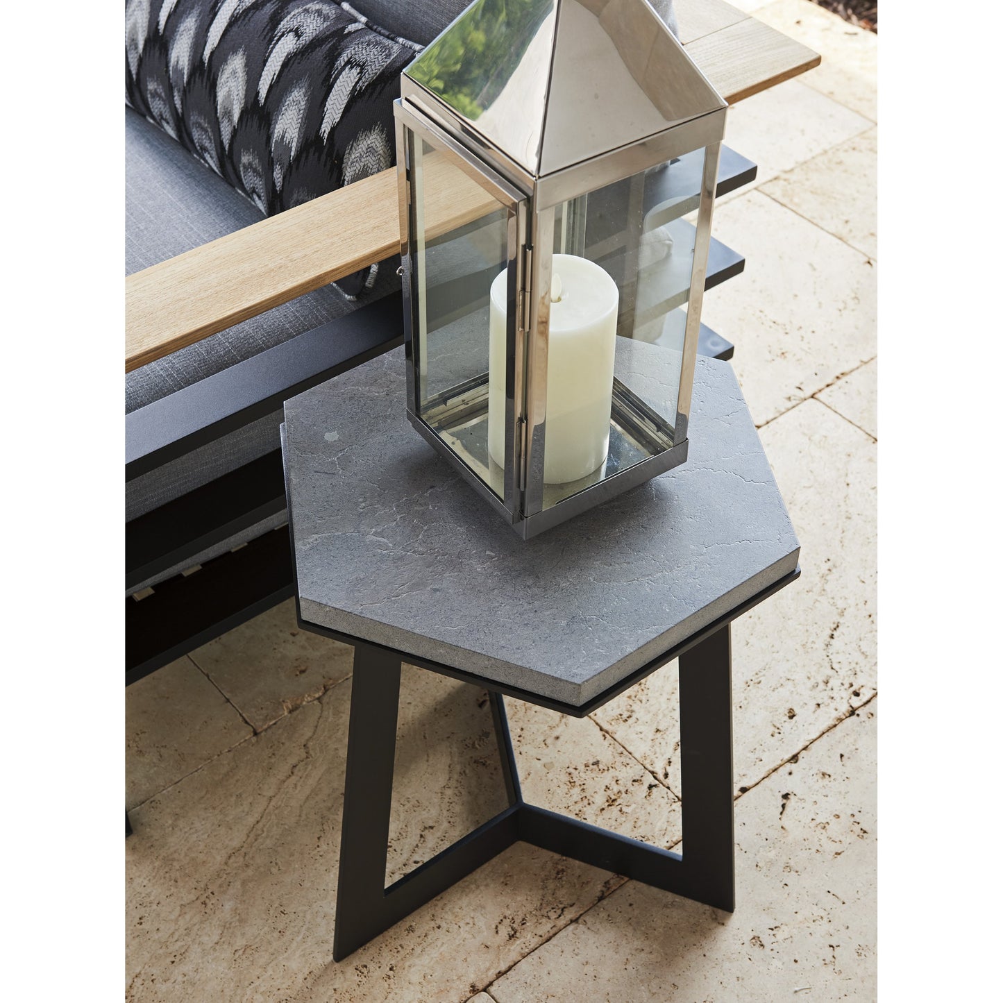 002 SR-836796 | Lifestyle | South Beach Spot Table by Tommy Bahama Outdoor. Made from unique in a modern style.