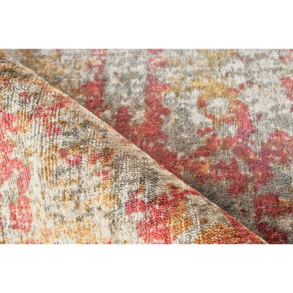 Antolini 3942 Rug by Exquisite Rugs in green, rust. Made from bamboo silk in a unique style.