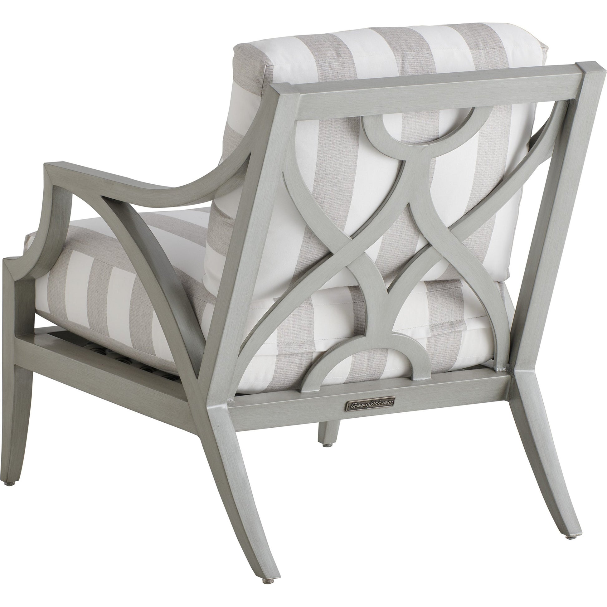 Silver Sands Lounge Chair by Tommy Bahama Outdoor in gray oyster shell. Made from unique in a transitional style.