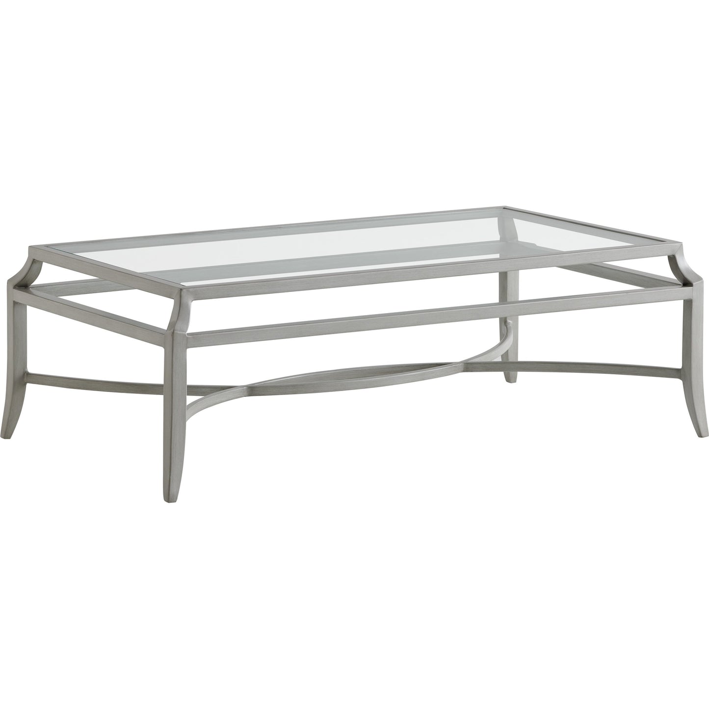 001 SI-1770907 | Primary Silo | Silver Sands Cocktail Table by Tommy Bahama Outdoor in gray oyster shell. Made from unique in a transitional style.