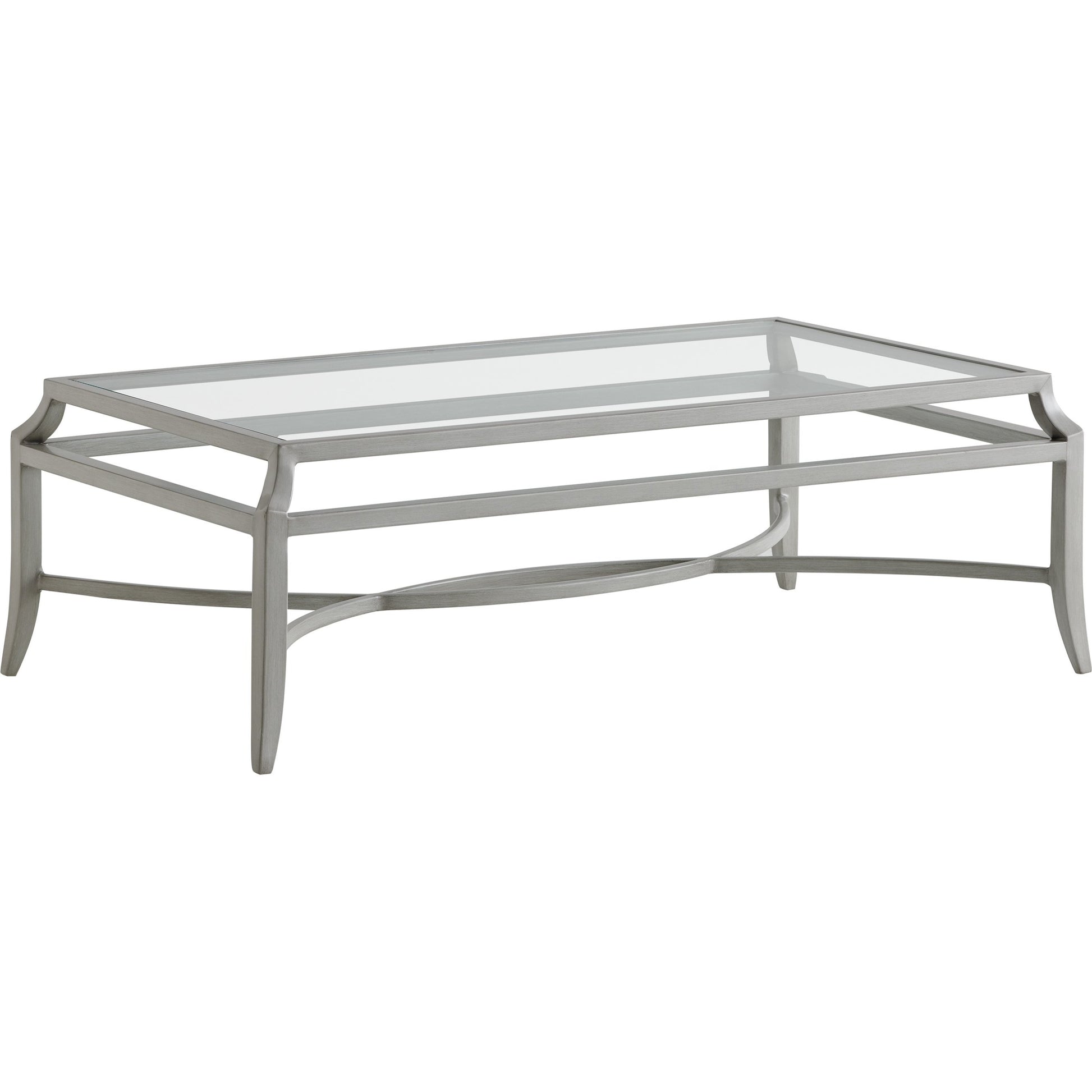 Silver Sands Cocktail Table by Tommy Bahama Outdoor in gray oyster shell. Made from unique in a transitional style.