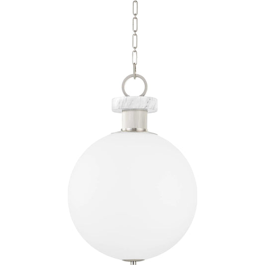 Haru Pendant by Corbett. Made from steel in a modern style.