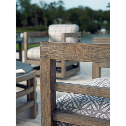 La Jolla Swivel Chair by Tommy Bahama Outdoor in vintage. Made from unique in a eclectic & global style.
