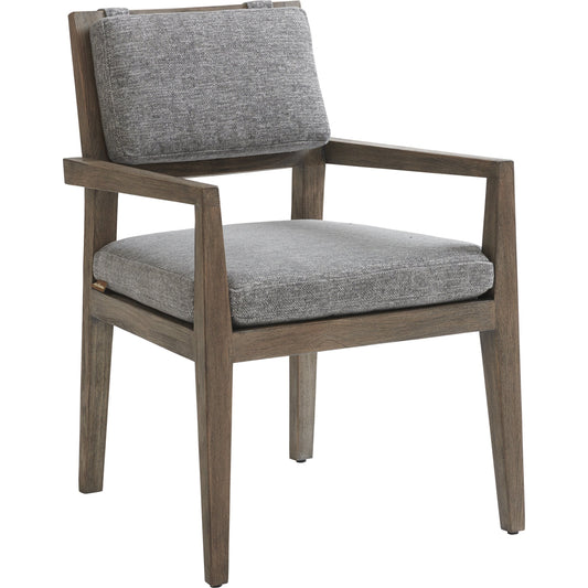 La Jolla Dining Arm Chair by Tommy Bahama Outdoor in vintage. Made from unique in a transitional style.