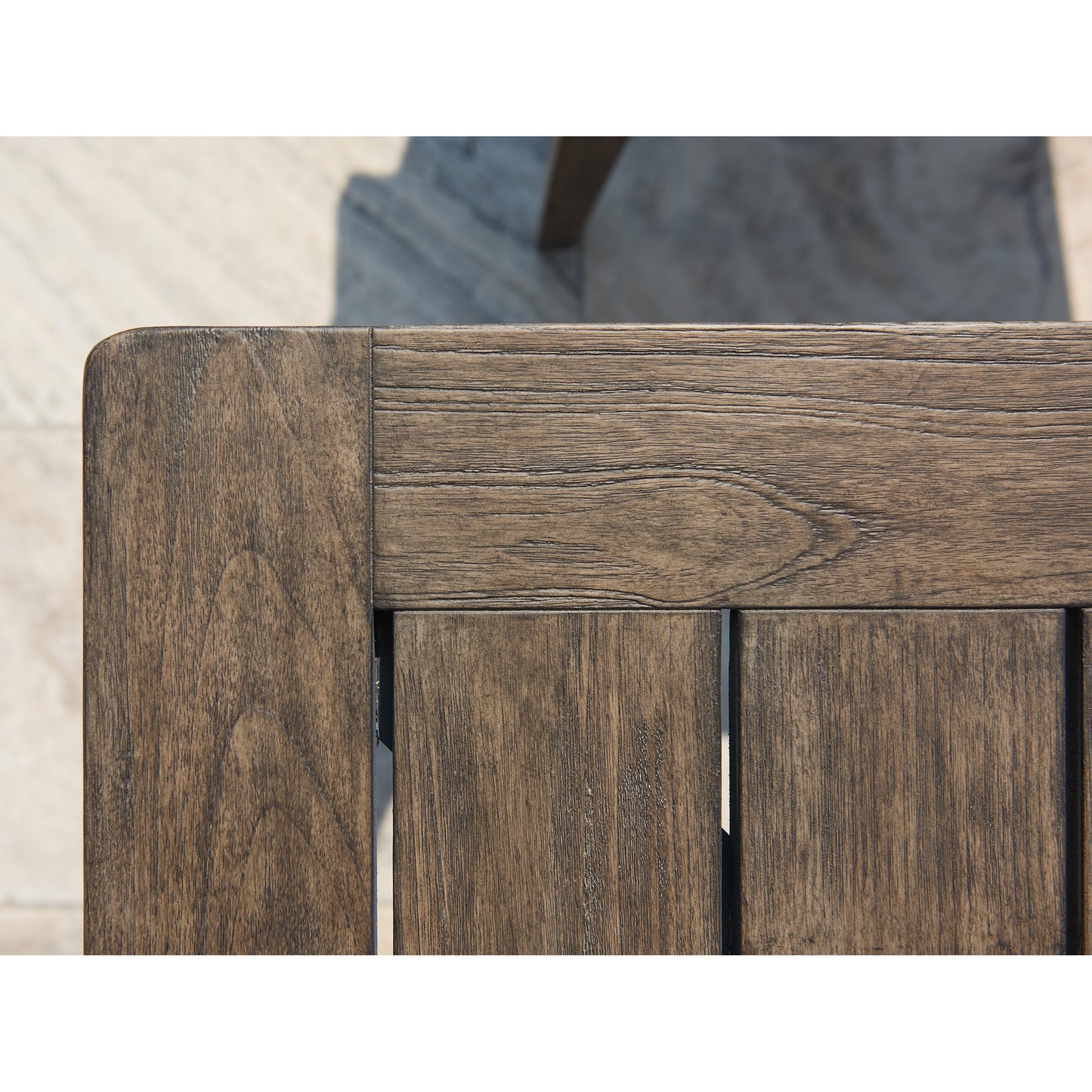 002 SI-1770885 | Closeup | La Jolla Dining Table by Tommy Bahama Outdoor in vintage. Made from unique in a coastal style.