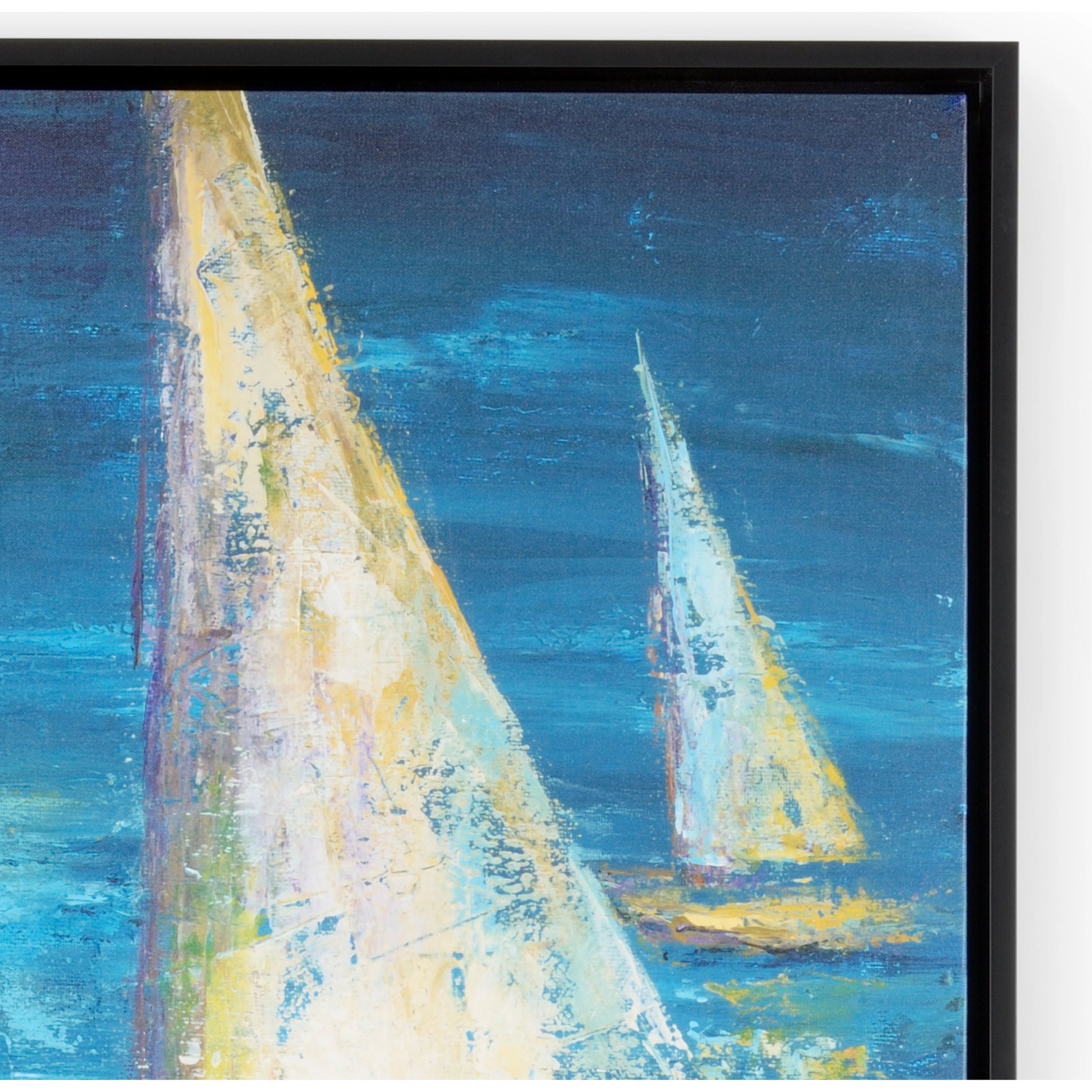 On Course by Wildwood in blue. Made from wood in a coastal style.