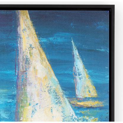 On Course by Wildwood in blue. Made from wood in a coastal style.