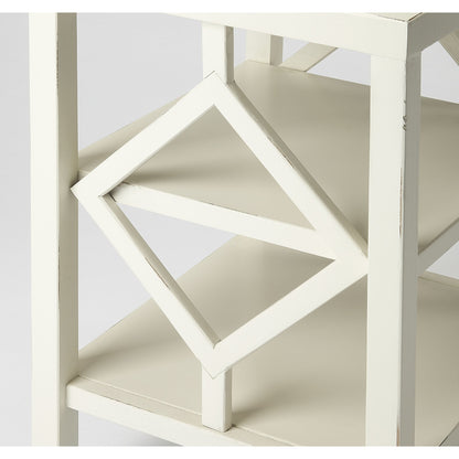 Halcyon Teal End Table by Butler Specialty Company in blue and butler loft. Made from bayur wood solids, mdf in a modern style.