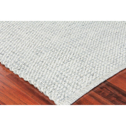 Ferrus Rug - Silver, Ivory by Exquisite Rugs in silver/ivory. Made from ivory in a unique style.