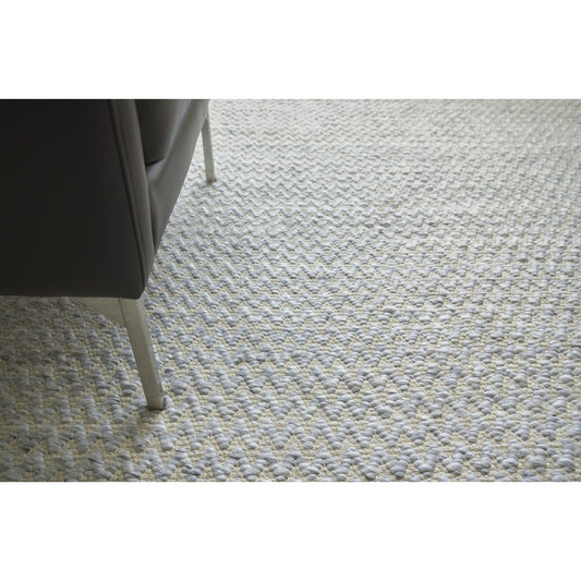 Rialto Rug by Exquisite Rugs in light gray. Made from polyester, cotton in a unique style.