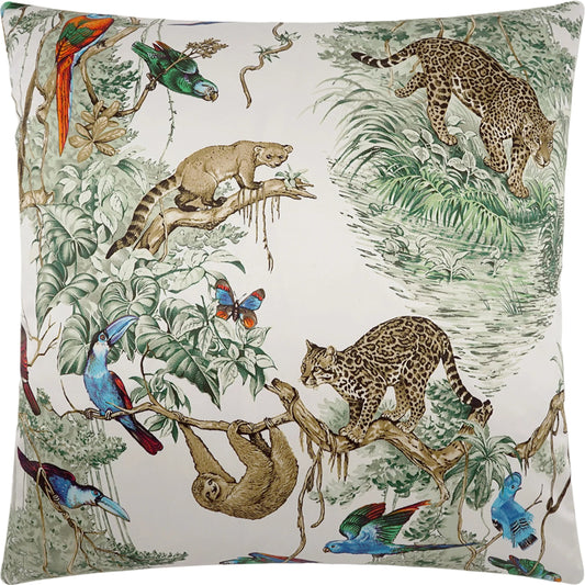 Madagascar Pillow by DV Kap Home in multi. Made from 100% cotton in a modern style.
