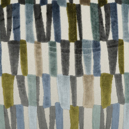 Strata Throw Pillow by DV Kap Home in indigo. Made from 52% rayon, 48% polyester in a modern style.