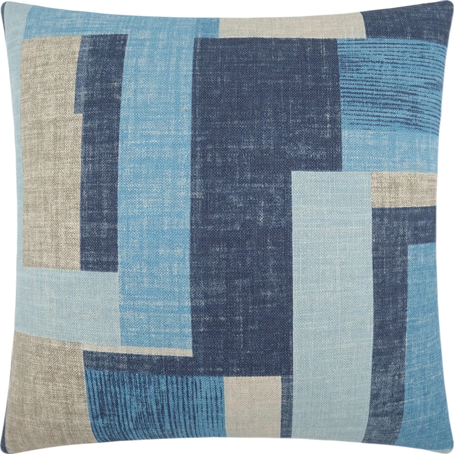 001 SI-2027764 | Primary Silo | Duplex Pillow by DV Kap Home in blue. Made from 75% cotton, 25% linen in a modern style.