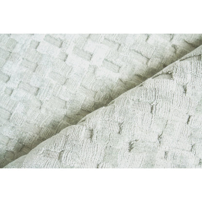 Monroe Silk Rug - Ivory by Exquisite Rugs in ivory. Made from bamboo silk in a unique style.
