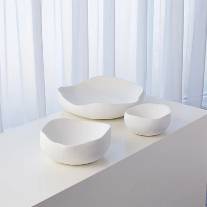 Organic Round Bowl by Global Views. Made from ceramic in a eclectic & global style.