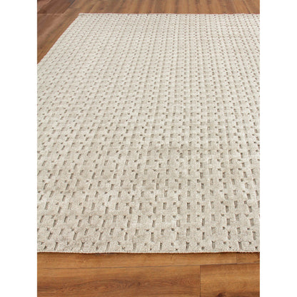 Monroe Silk Rug - Light Taupe by Exquisite Rugs in light taupe. Made from bamboo silk in a unique style.